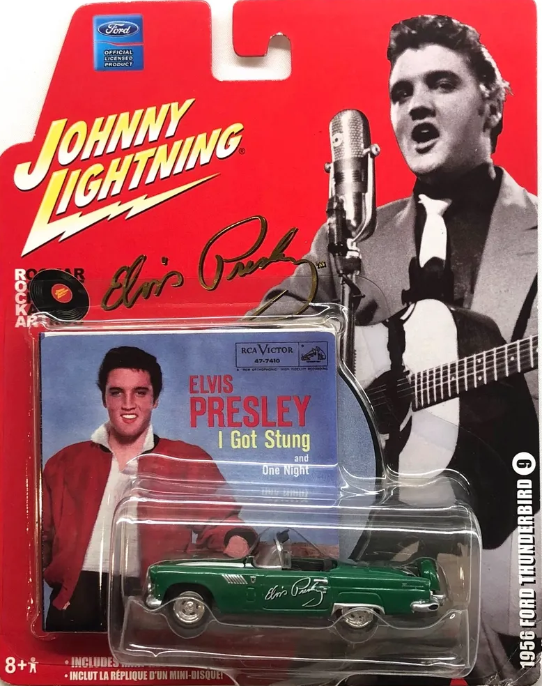 ELVIS: 1956 FORD THUNDERBIRD #9 - JOHNNY LIGHTNING-2005