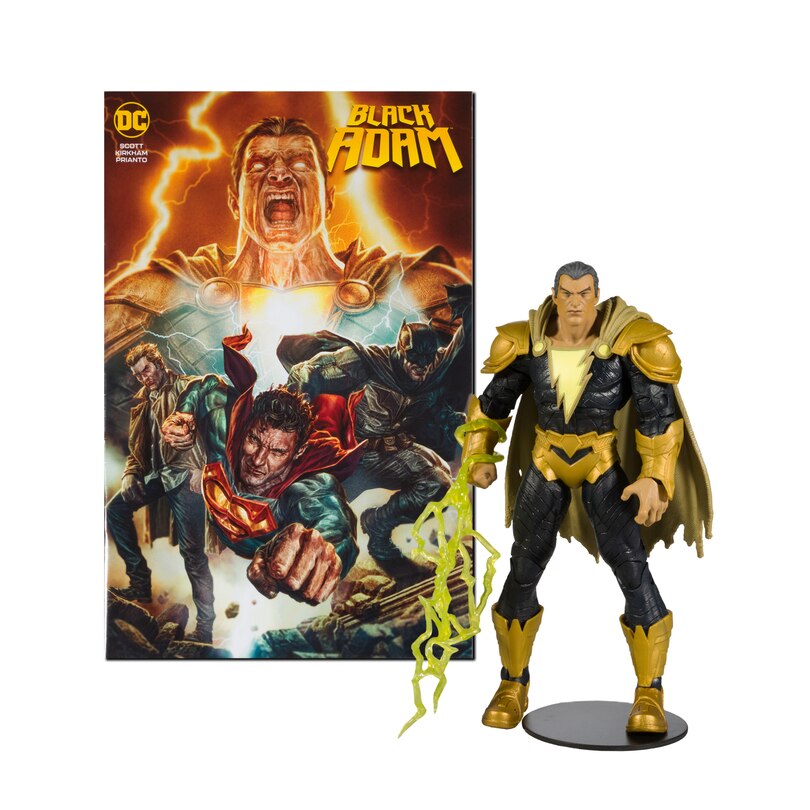 BLACK ADAM (WITH EXCLUSIVE COMIC BOOK) - DC DIRECT-MCFARLANE