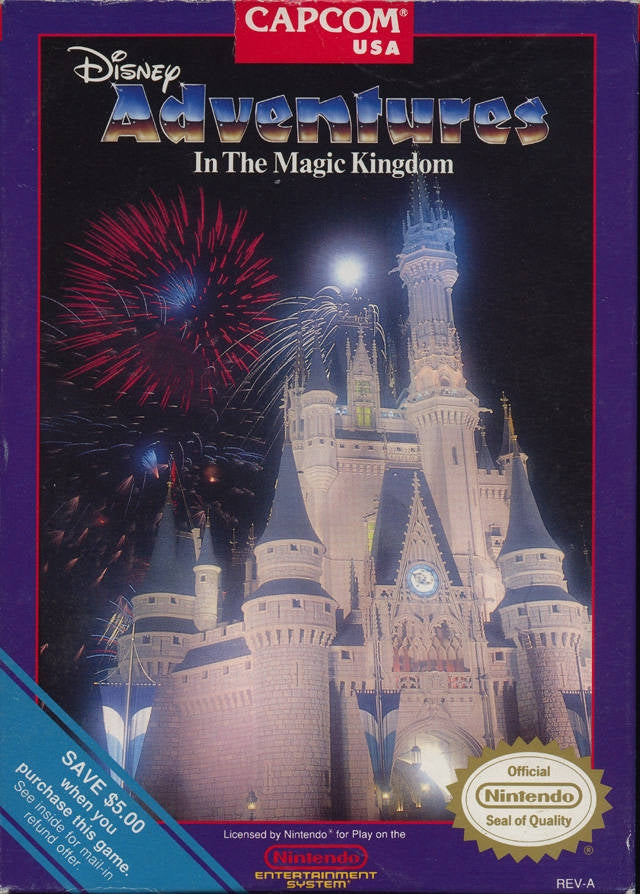 ADVENTURES IN THE MAGIC KINGDOM  - NES (W/BOX & MANUAL)