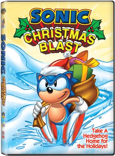 SONIC THE HEDGEHOG (ANIMATED) - DVD-CHRISTMAS BLAST