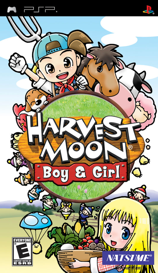 HARVEST MOON: BOY & GIRL  - PSP