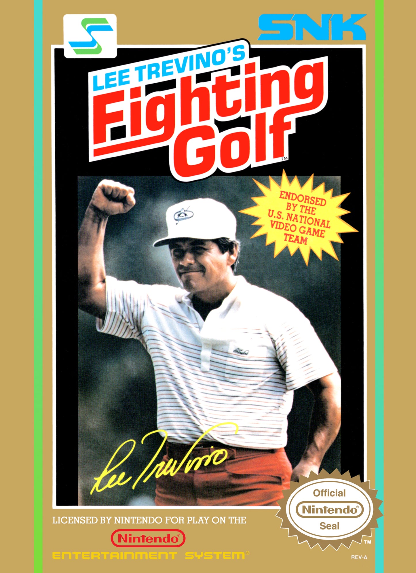 LEE TREVINO'S FIGHTING GOLF  - NES (W/BOX)