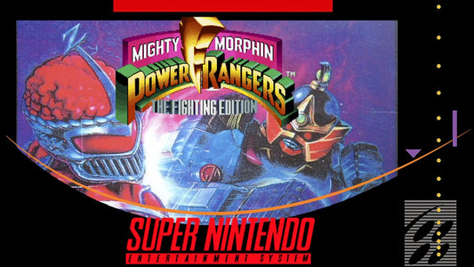 POWER RANGERS: FIGHTING EDITION  - SNES (W/BOX & MANUAL)