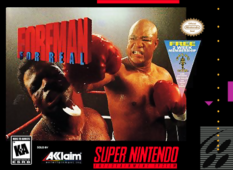 FOREMAN FOR REAL  - SNES (W/BOX)