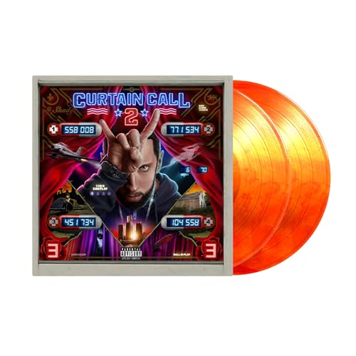 EMINEM & CEELO GREEN - CURTAIN CALL 2 - ORANGE COLORED VINYL