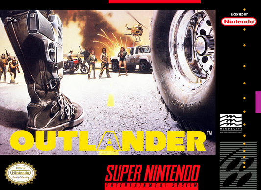 OUTLANDER  - SNES (W/BOX & MANUAL)