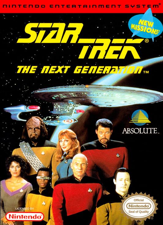 STAR TREK THE NEXT GENERATION  - NES (W/BOX)