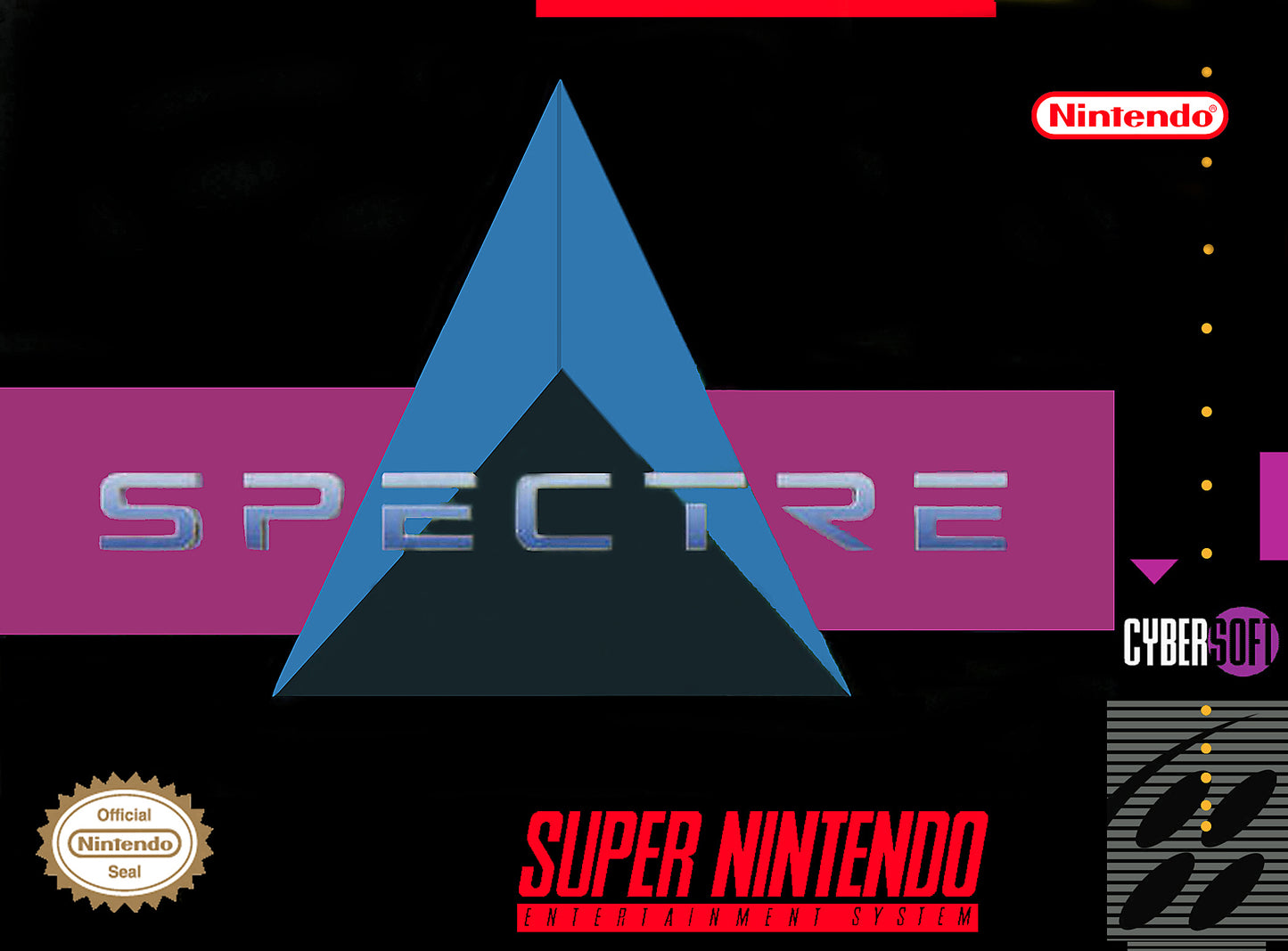 SPECTRE  - SNES (W/BOX & MANUAL)