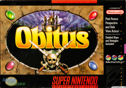 OBITUS  - SNES (W/BOX & MANUAL)