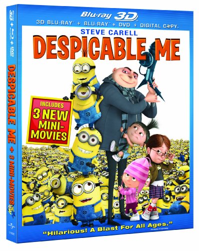 DESPICABLE ME 3D/ DTESTABLE MOI 3D  (BILINGUAL) [BLU-RAY 3D + BLU-RAY + DVD]