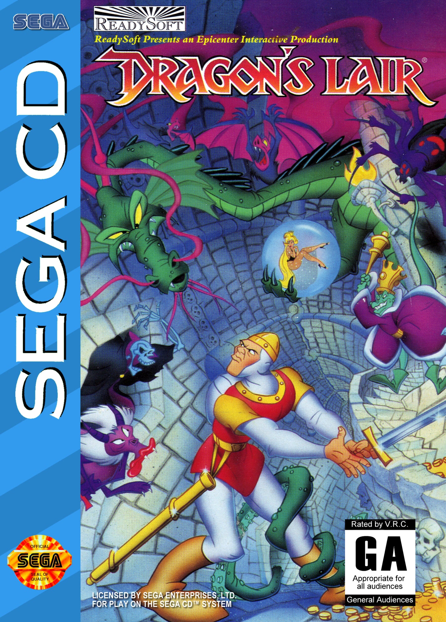 DRAGON'S LAIR  - SEGACD