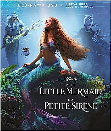 LITTLE MERMAID (MOVIE)  - BLU-2023-HALLE BAILEY-INC. DVD COPY