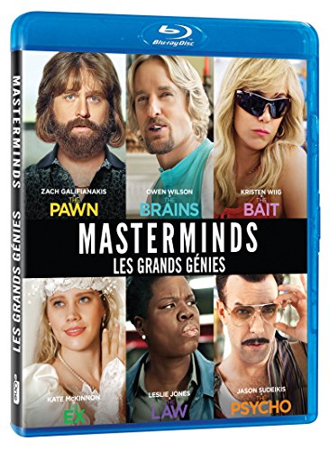 MASTERMINDS [BLU-RAY + DIGITAL COPY] (BILINGUAL)