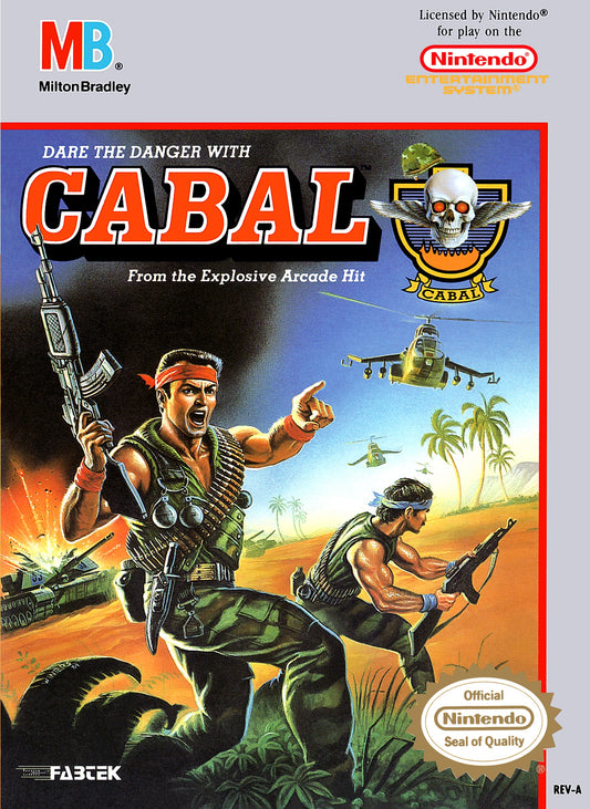 CABAL  - NES (W/BOX & MANUAL)