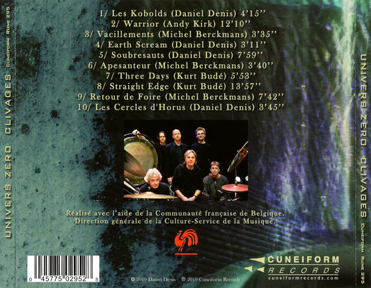 UNIVERS ZERO  - CLIVAGES