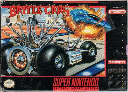 BATTLE CARS  - SNES (W/BOX & MANUAL)