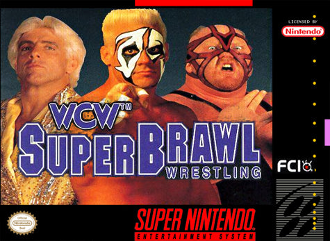 WCW SUPERBRAWL WRESTLING  - SNES (W/BOX & MANUAL)