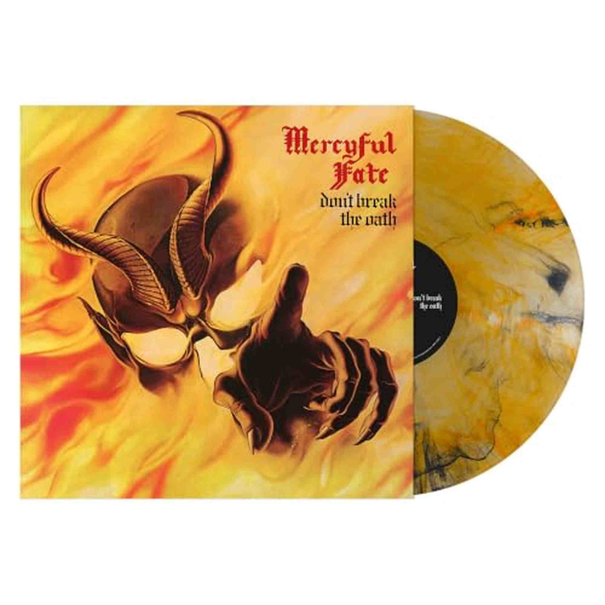 MERCYFUL FATE - DON'T BREAK THE OATH (ORANGE, YELLOW & BLACK SMOKE VINYL)