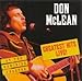 MCLEAN, DON - GR HITS LIVE!