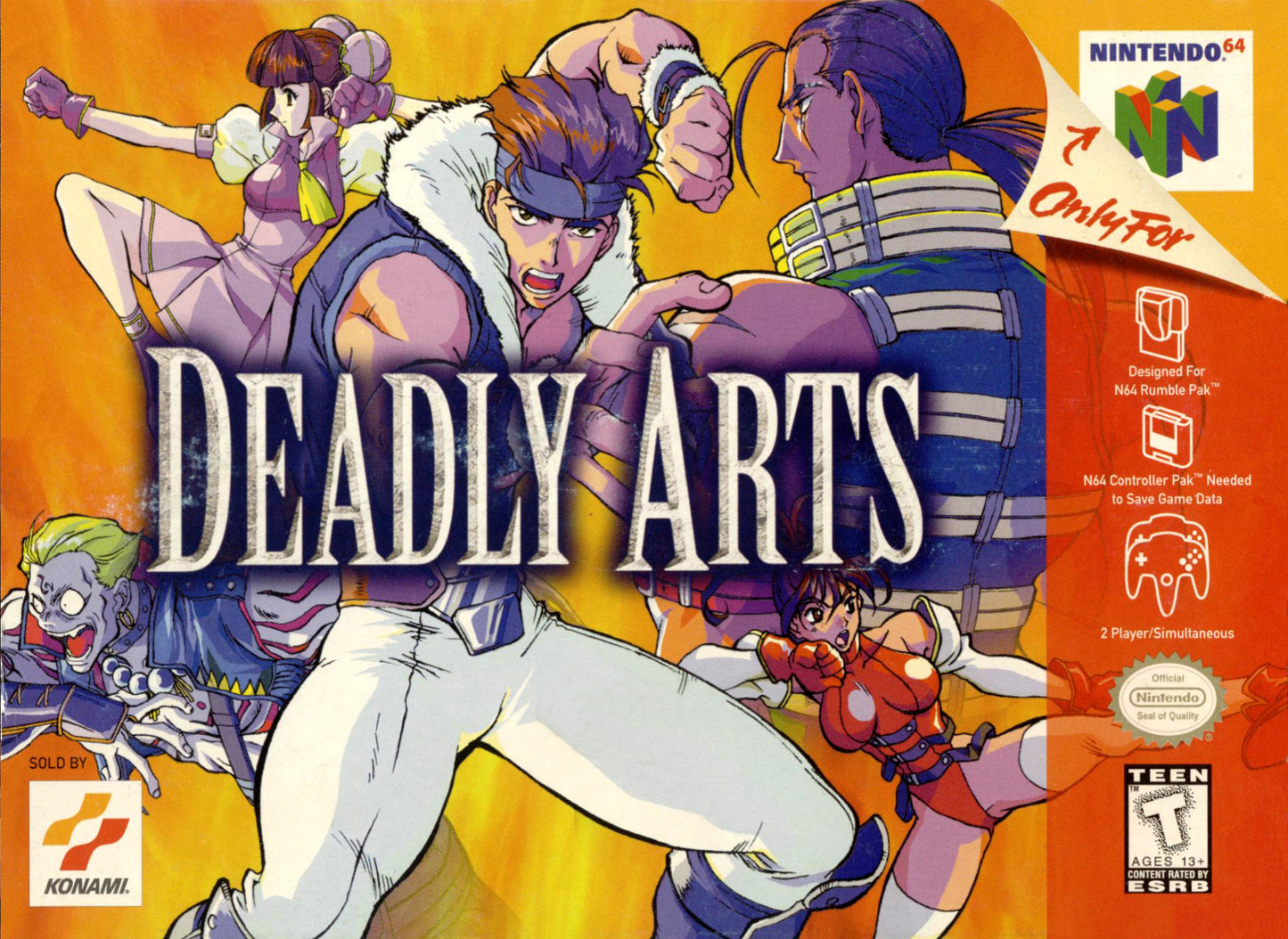 DEADLY ARTS  - N64 (W/BOX)