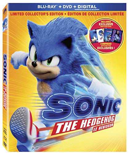 SONIC THE HEDGEHOG (MOVIE)  - BLU-2020-JAMES MARSDEN-LIMITED COLLECTOR