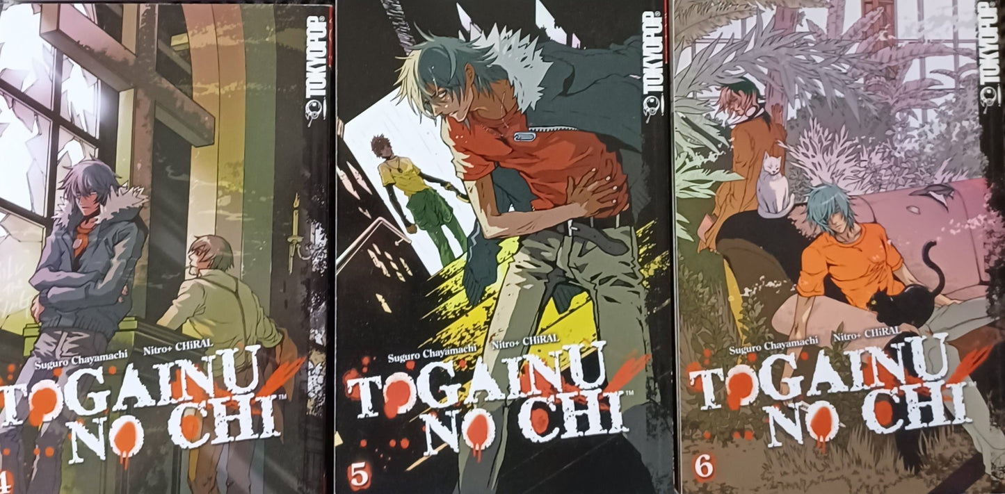 TOGAINU NO CHI - MANGA- VOL. 3-6