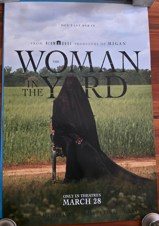 Woman In The Yard Poster