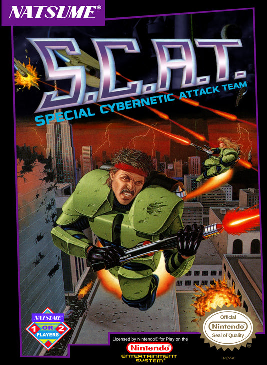 S.C.A.T.: SPECIAL CYBERNETIC ATTACK TEAM  - NES