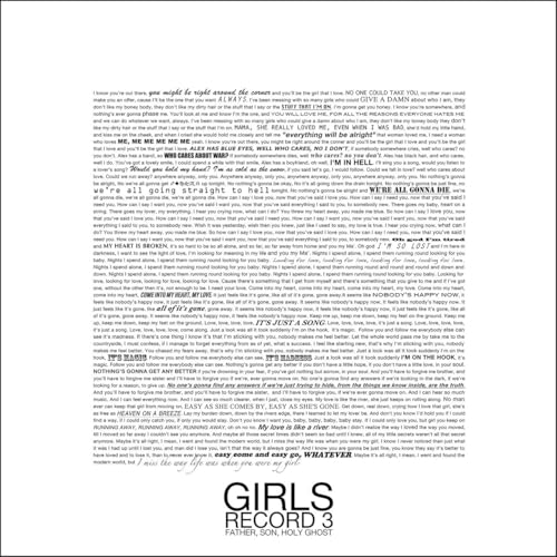 THE GIRLS - FATHERS, SON, HOLY GHOST (VINYL)