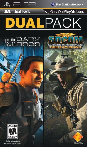 DOUBLE PACK - SOCOM FIRETEAM BRAVO AND SYPHON FILTER DARK MIRROR - PLAYSTATION PORTABLE STANDARD EDITION