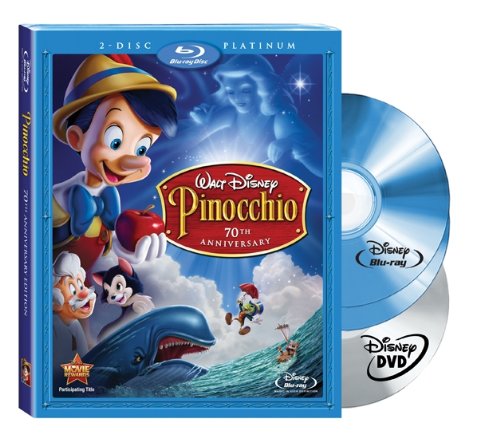 PINOCCHIO (70TH ANNIVERSARY PLATINUM EDITION + STANDARD DVD) [BLU-RAY]