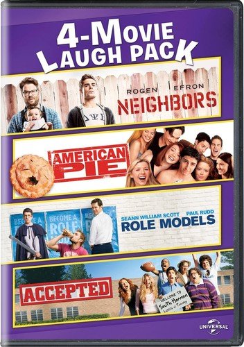 4 MOVIE LAUGH PACK: NEIGHBORS / AMERICAN PIE / ROLE MODELS / ACCEPTED - NEIGHBORS / AMERICAN PIE / ROLE MODELS / ACCEPTED [IMPORT]