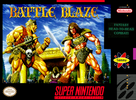 BATTLE BLAZE  - SNES (W/BOX & MANUAL)