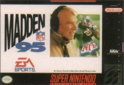 MADDEN NFL 95  - SNES (W/BOX)