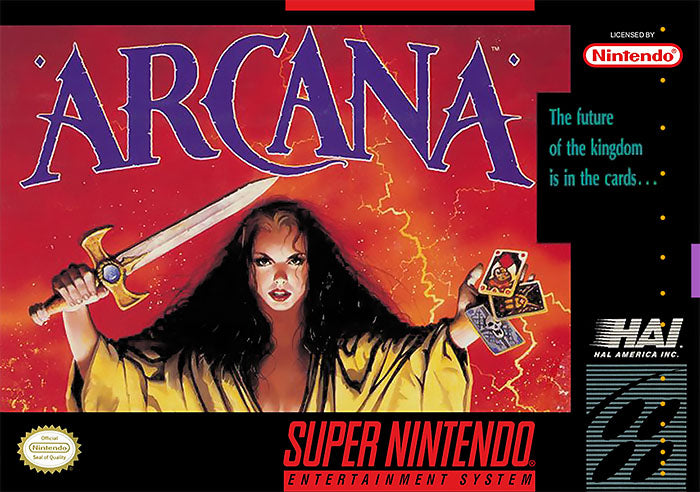 ARCANA  - SNES (W/BOX & MANUAL)