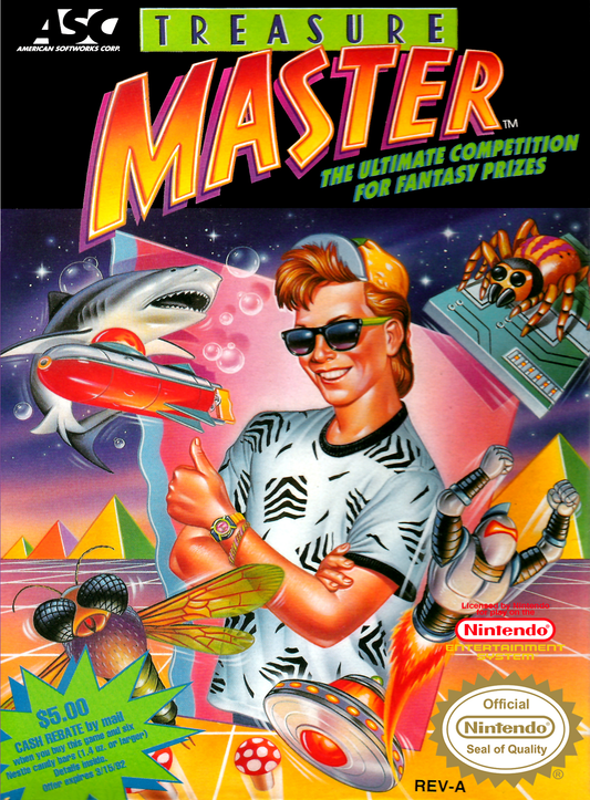 TREASURE MASTER  - NES (W/BOX)