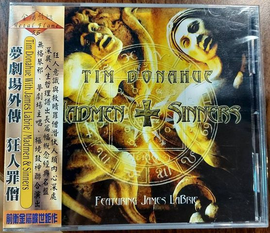 TIM DONAHUE (2) FEATURING JAMES LABRIE - MADMEN + SINNERS (CD)