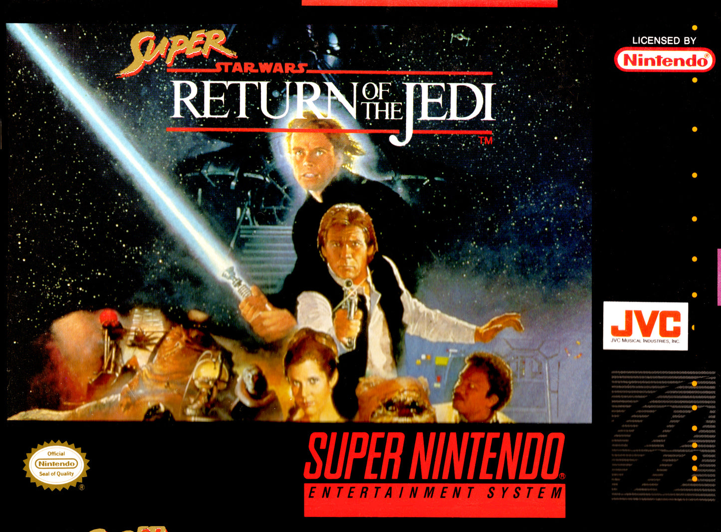 SUPER STAR WARS: RETURN OF THE JEDI  - SNES (W/BOX & MANUAL)