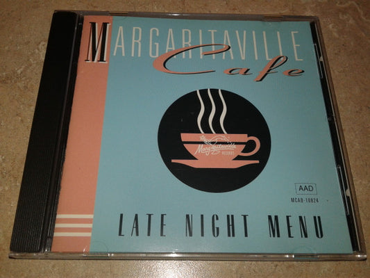 BUFFETT, JIMMY  - MARGARITAVILLE CAFE LATE NIGHT MENU (3 T