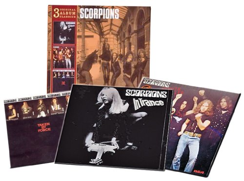 SCORPIONS - ORIGINAL ALBUM CLASSICS - 3CD SLIPCASE - IN TRANCE / VIRGIN KILLER / TAKEN BY FORCE