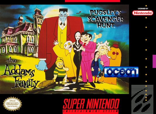 ADDAMS FAMILY: PUGSLEY'S SCAVENGER HUNT  - SNES