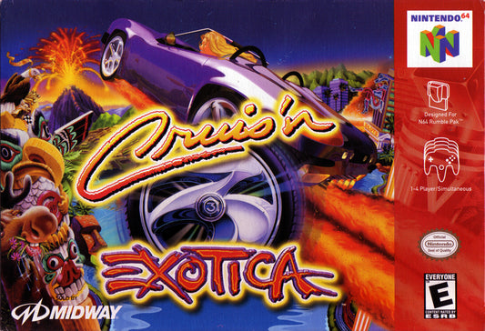 CRUIS'N EXOTICA  - N64 (W/BOX & MANUAL)