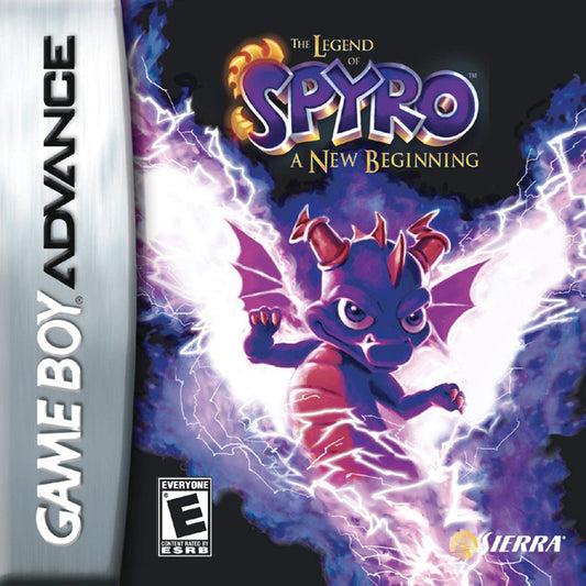 LEGEND OF SPYRO: A NEW BEGINNING  - GBA