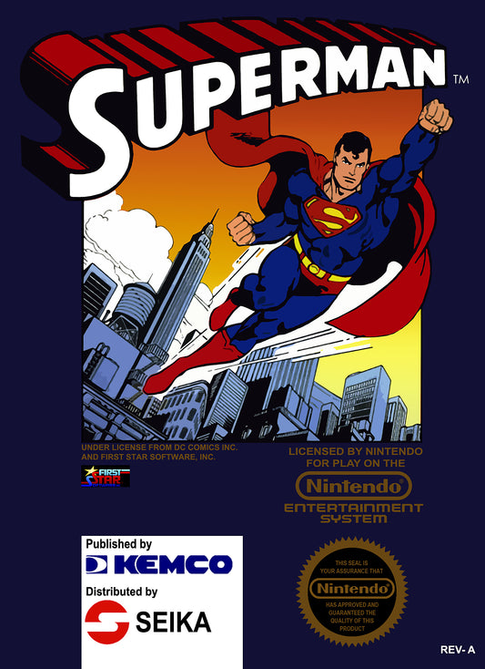 SUPERMAN  - NES (W/BOX)