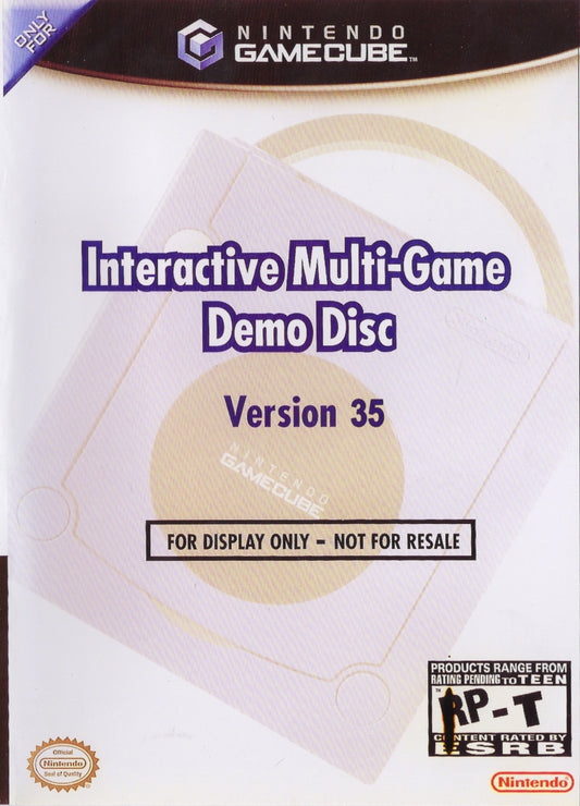 INTERACTIVE MULTI-GAME DEMO DISC #35  - GCB