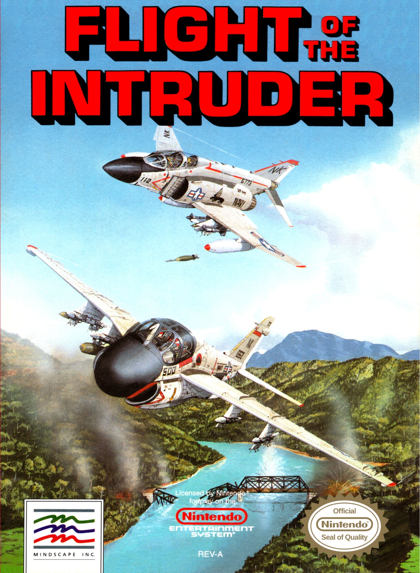 FLIGHT OF THE INTRUDER  - NES (W/BOX)