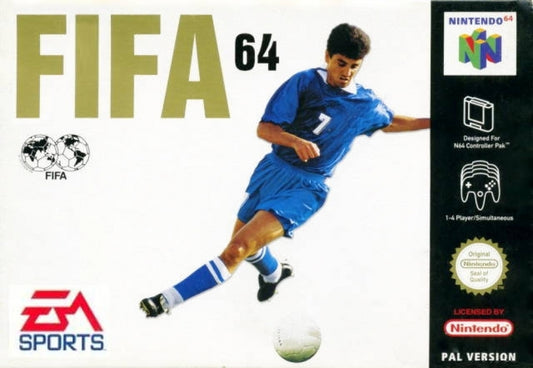 FIFA 64  - N64 (CARTRIDGE ONLY)