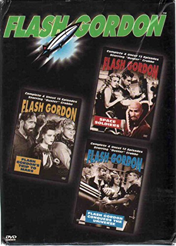FLASH GORDON (SERIAL) - DVD-SPACE SOLDIERS-TRIP TO MARS-CONQUERS