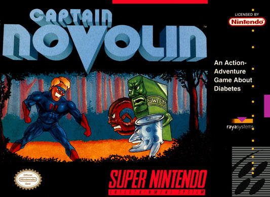 CAPTAIN NOVOLIN  - SNES (W/BOX)