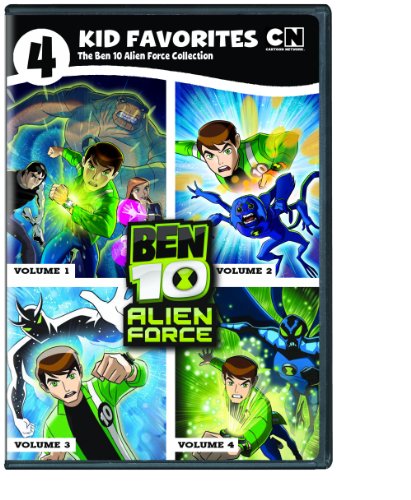 4 KID FAVORITES CARTOON NETWORK BEN 10 ALIEN FORCE